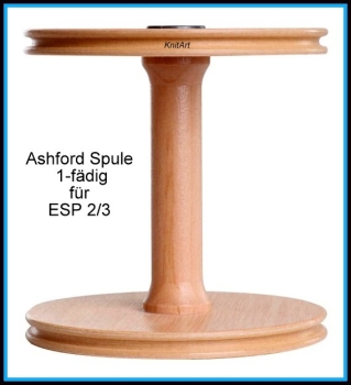 Ashford Große Jumbo Spule für ESP2/3, 1-fädig klarlackiert